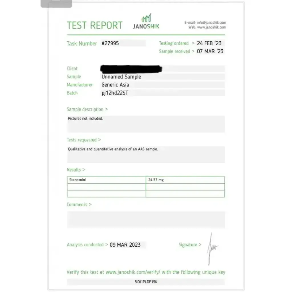 Stanozolol 25
